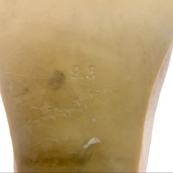 Jeffrey Campbell Favela 2 Suede Block Heel Mules Clogs Dusky Pink Size 9.5 - Picture 12 of 13